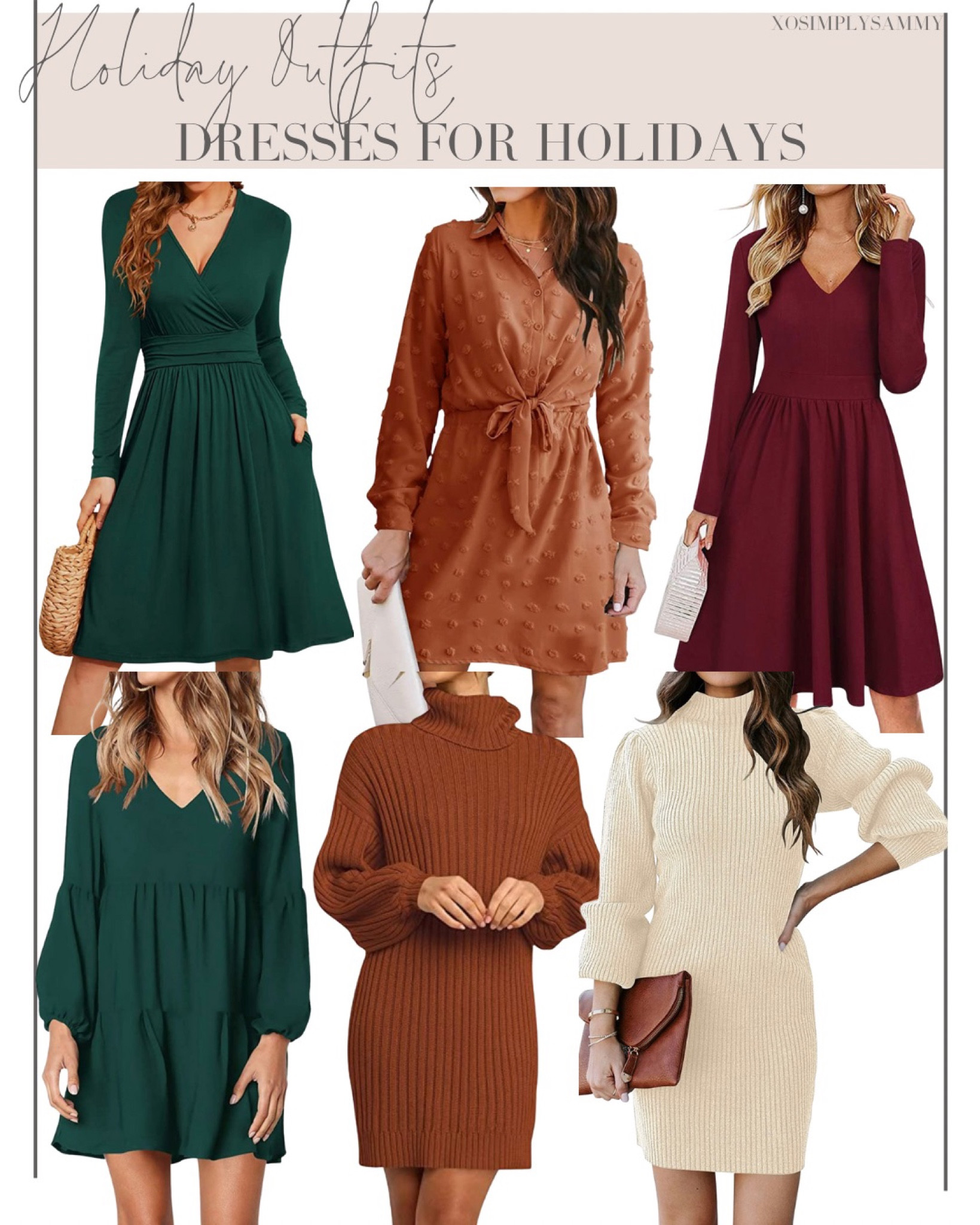 Holiday outfits , holiday dress , Christmas dress , New Year’s Eve dress , Amazon dress , Amazon outfits , winter dress , fall dress , midi dress , wrap dress , sweater dress , turtleneck dress 

#LTKSeasonal #LTKHoliday #LTKstyletip