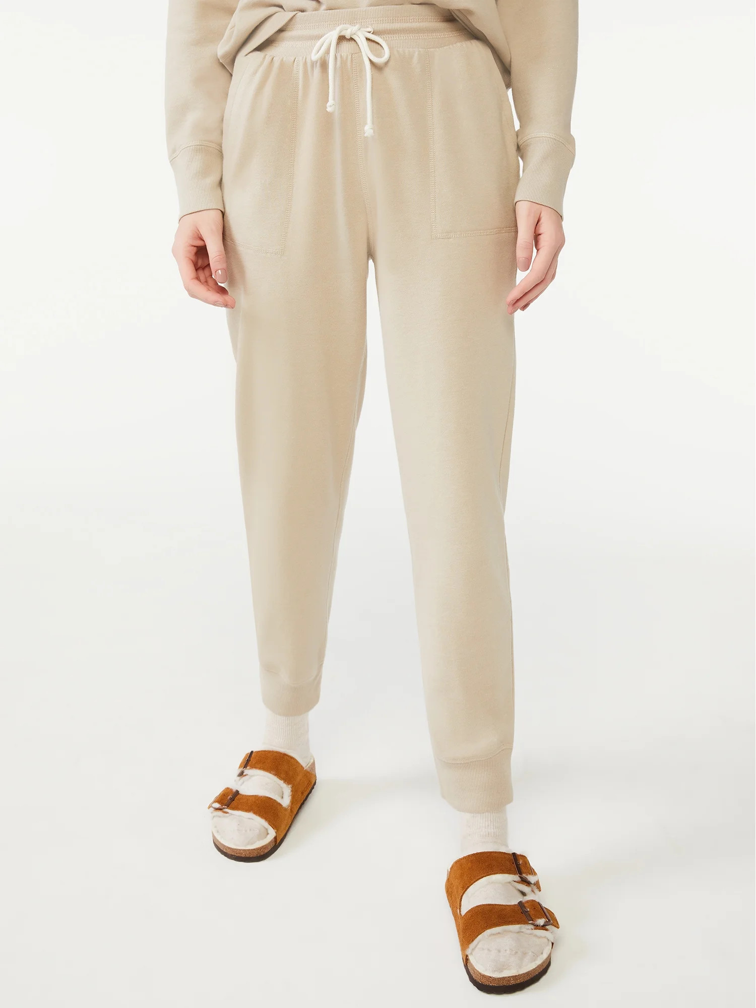 Free Assembly Women's Rib Cuff Jogger Pants - Walmart.com | Walmart (US)