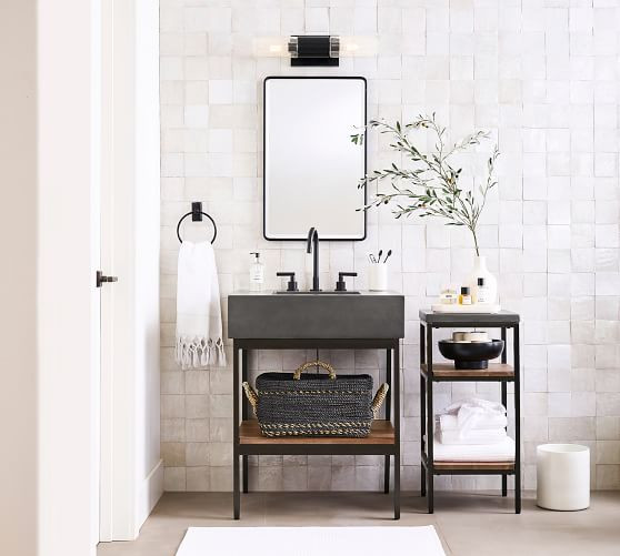 Mason Glazed Stoneware Bathroom Accessories | Pottery Barn (US)