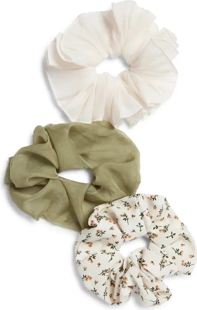 Chelsea28 3-Pack Chiffon Scrunchies | Nordstrom | Nordstrom