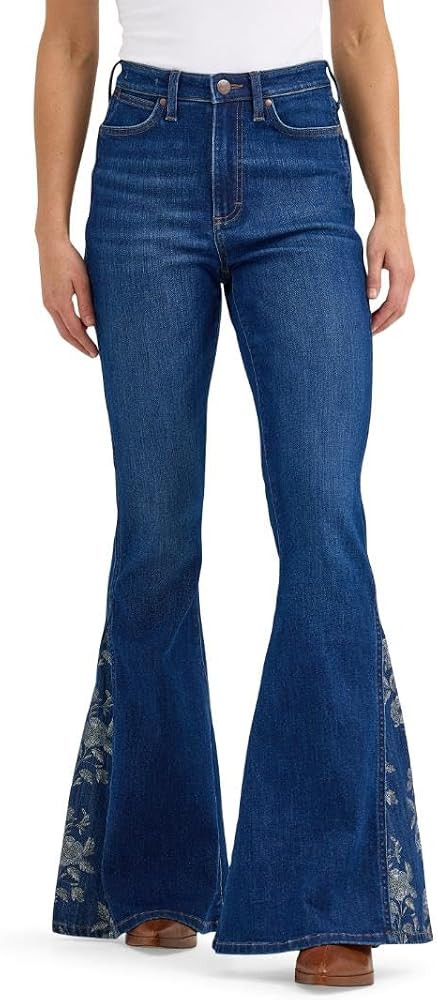Wrangler Women's Retro Bailey High Rise Flare Jean | Amazon (US)