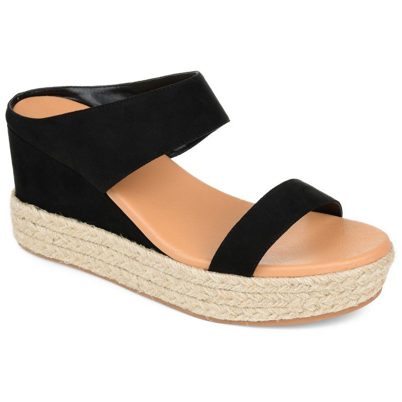 Journee Collection Womens Alissa Tru Comfort Foam Wedge Heel Espadrille Sandals | Target