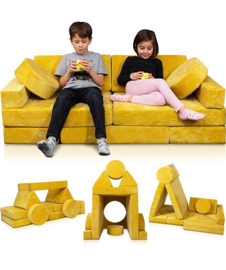 Discover the ultimate game-changer for kid-friendly furniture! 🛋️✨ Say hello to our favorite kids' modular couch, that’s a great alternative to the popular Nugget couch! 👦👧

We all know how quickly little ones' interests change, and this versatile piece of furniture keeps up with their ever-evolving imaginations. From building forts to creating cozy reading nooks, this Nugget Knock-off is a parent's dream come true.

Why we love it:
1️⃣ **Modular Magic**: This couch lounger comes in individual pieces that your kids can arrange in endless combinations. It's like building a new couch every day!

2️⃣ **Easy-Clean Fabric**: Spills and stains are no match for this couch. The durable, washable fabric means you can say goodbye to stress over messes.

3️⃣ **Comfort for Kids**: Soft, supportive foam cushions make it perfect for lounging, movie nights, or simply chilling with a book.

4️⃣ **Limitless Adventures**: From spaceship launches to royal castles, your child's imagination knows no bounds, and neither does this Nugget Knock-off.

5️⃣ **Parent-Approved**: It's not just about the kids! This couch looks stylish in any living space, so you can enjoy it too.

Where to find it:
Head over to Amazon to snag your very own Linux play couch and transform your child's playtime into a world of endless creativity and comfort. 💫🛋️ #KidApproved #ModularMagic #ParentingWin"


#LTKhome #LTKSale #LTKkids