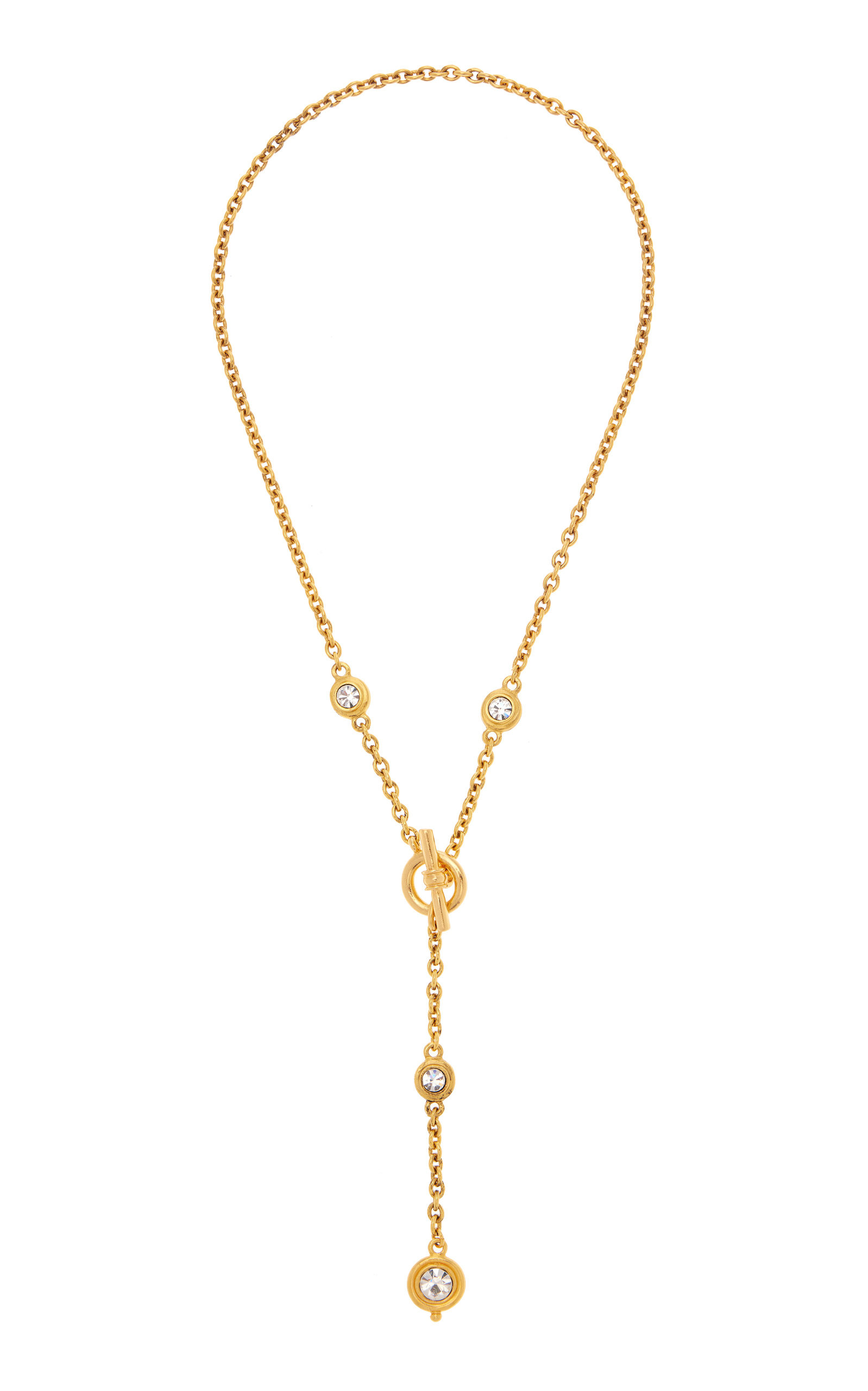 Gold-Plated Crystal Necklace | Moda Operandi (Global)