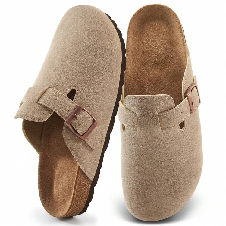 Suede Clogs Slip on Mules  | SHEIN