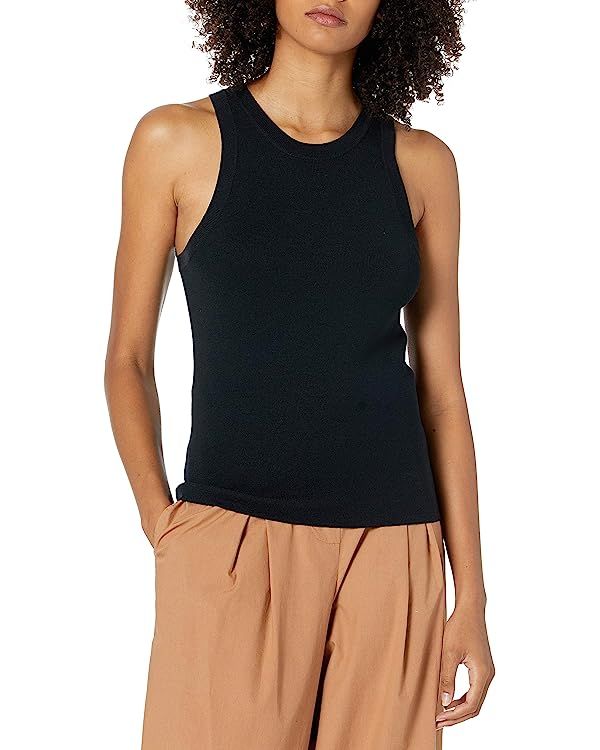 The Drop Women's Gina Fitted Sleeveless High-Neck Cut-In Sweater Tank | Amazon (US)