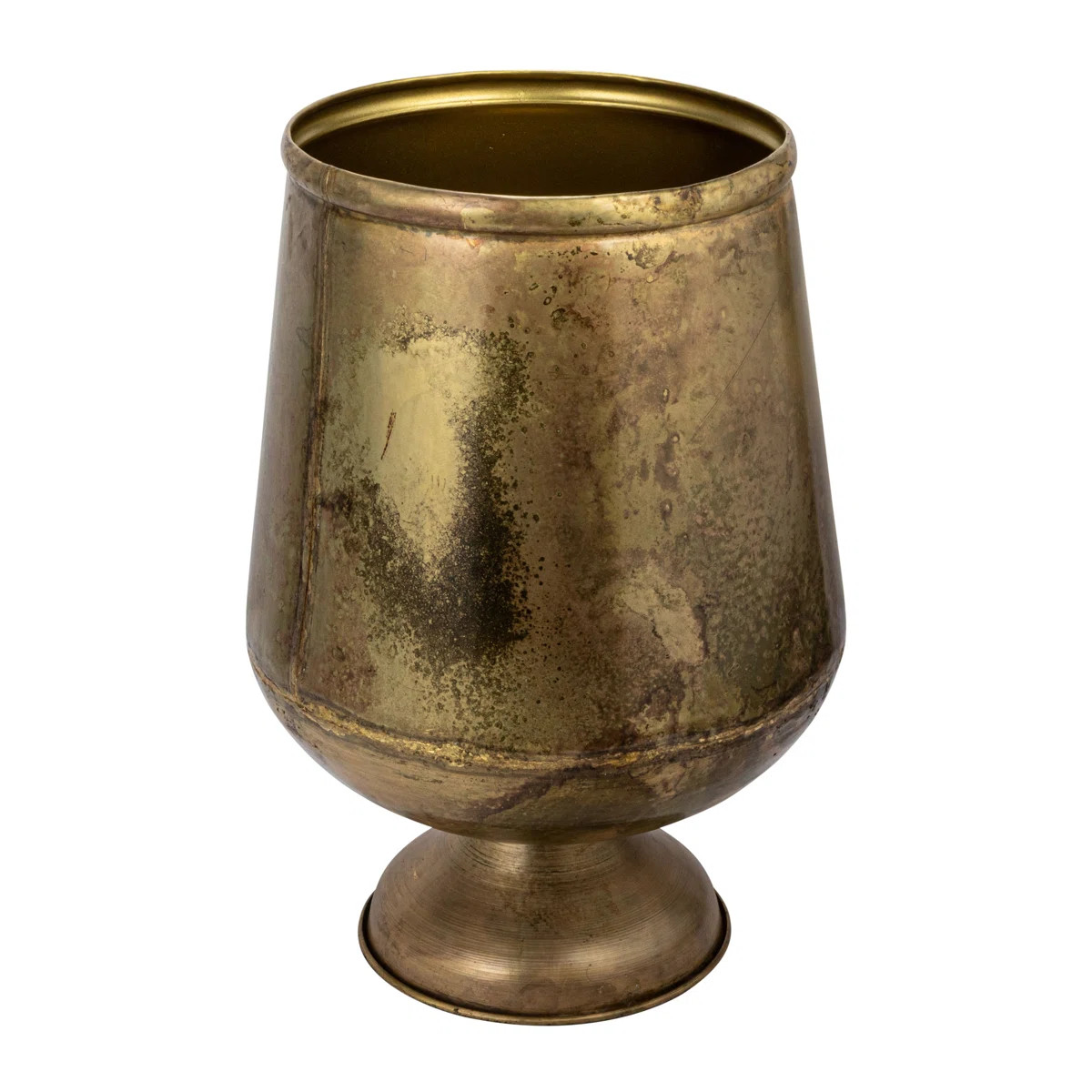 Round Metal Footed Planter | Wayfair North America