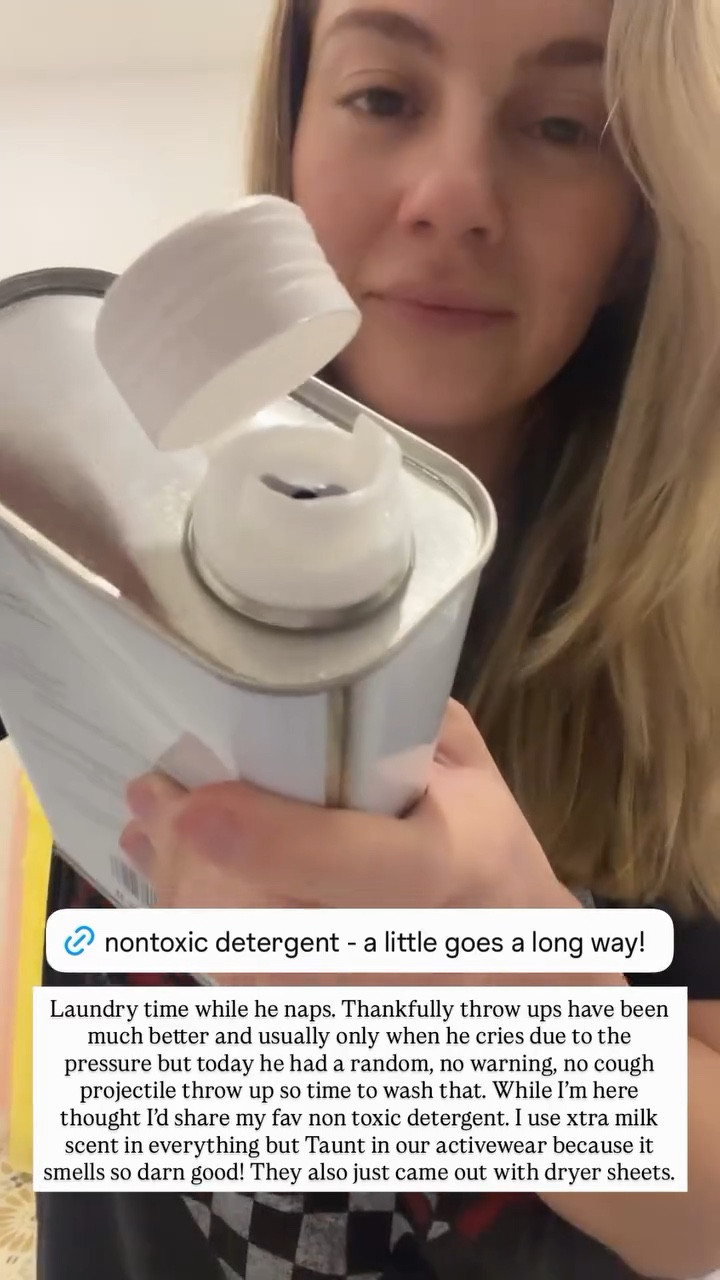 Non-toxic laundry detergent 
Healthy Home Swaps
Clean Laundry Detergent ￼

#LTKHome