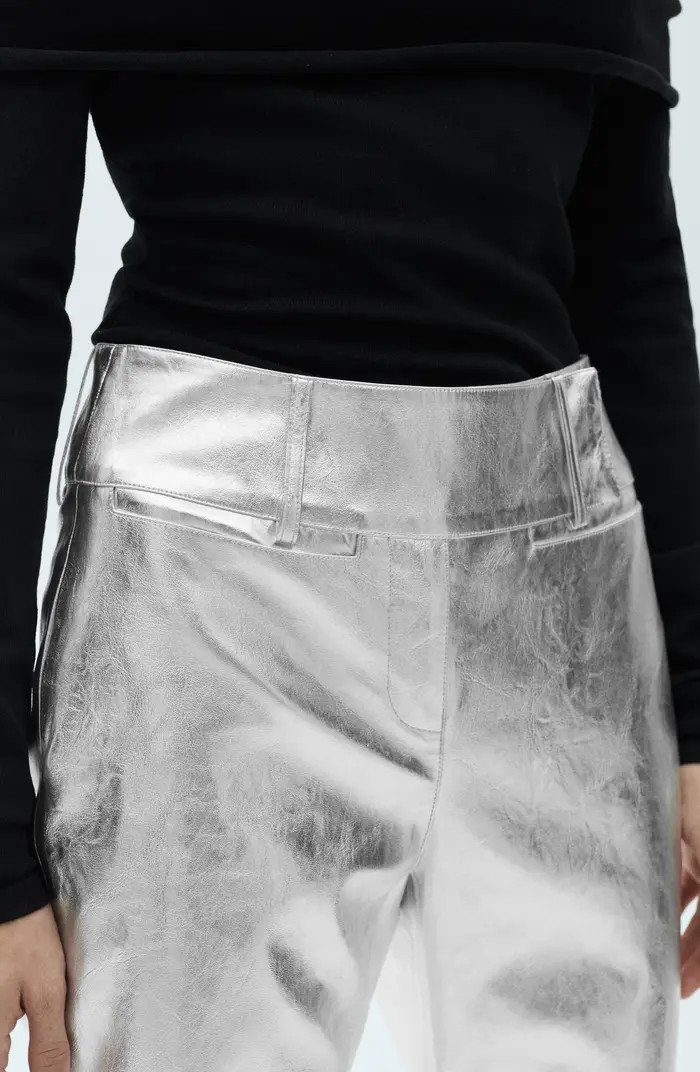 Metallic Faux Leather Pants | Nordstrom