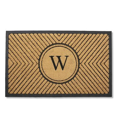 Tifton Monogrammed Coco Door Mat | Frontgate