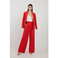 Tailored High Waisted Pleated Wide Leg Trousers | Debenhams UK