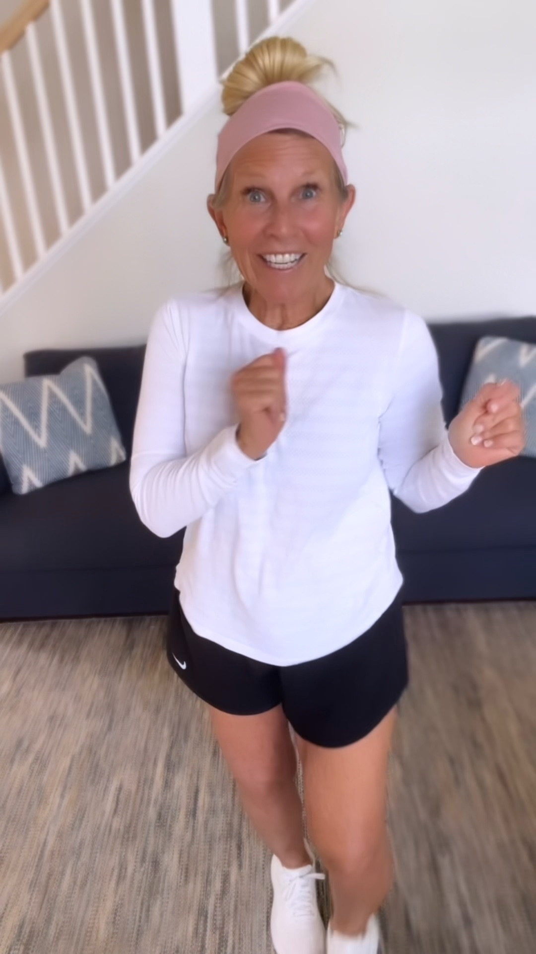 Love this top from Dicks Sporting Goods from their DSG line! Lightweight with a little pattern in it.

#LTKActive #LTKPetite #LTKfitnessgoals