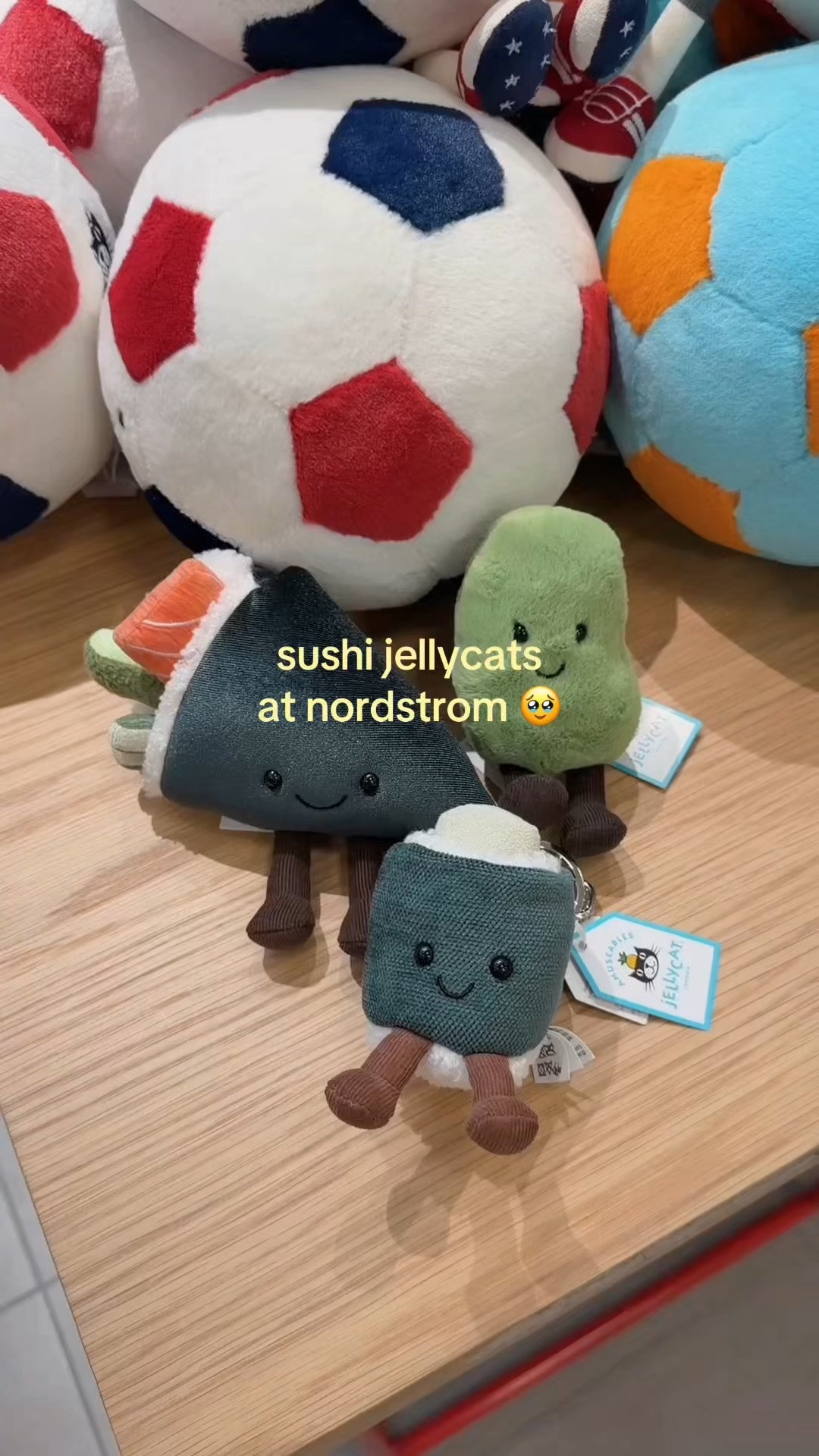 Sushi jellycats!!🥹 Linking to both Nordstrom and the Jellycat website in case one is sold out!❤️

#jellycat #jellycats #plushtoy #bagcharm #nordstrom #giftidea #giftguide #plushie #stuffedanimal #sushi

#LTKSeasonal #LTKHome #LTKselfcare
