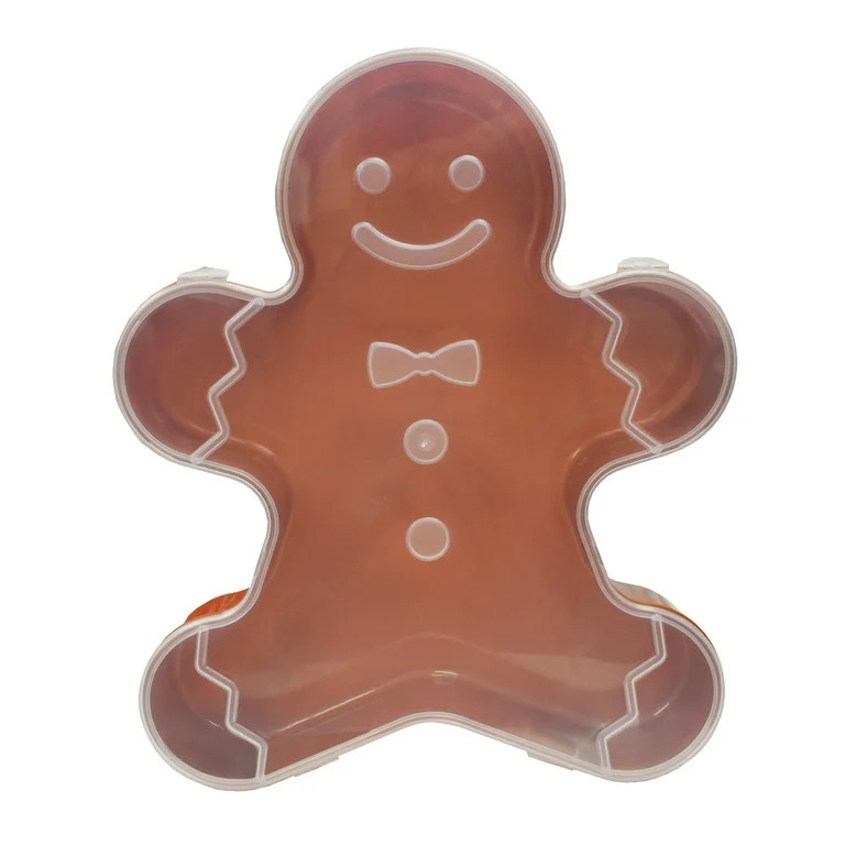 Plastic Gingerbread Man Container | Walmart (US)