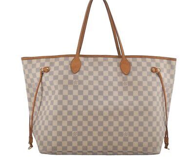 Authentic Louis Vuitton Damier Azur Neverfull GM N51108 Shoulder Tote Bag 8631I  | eBay | eBay US