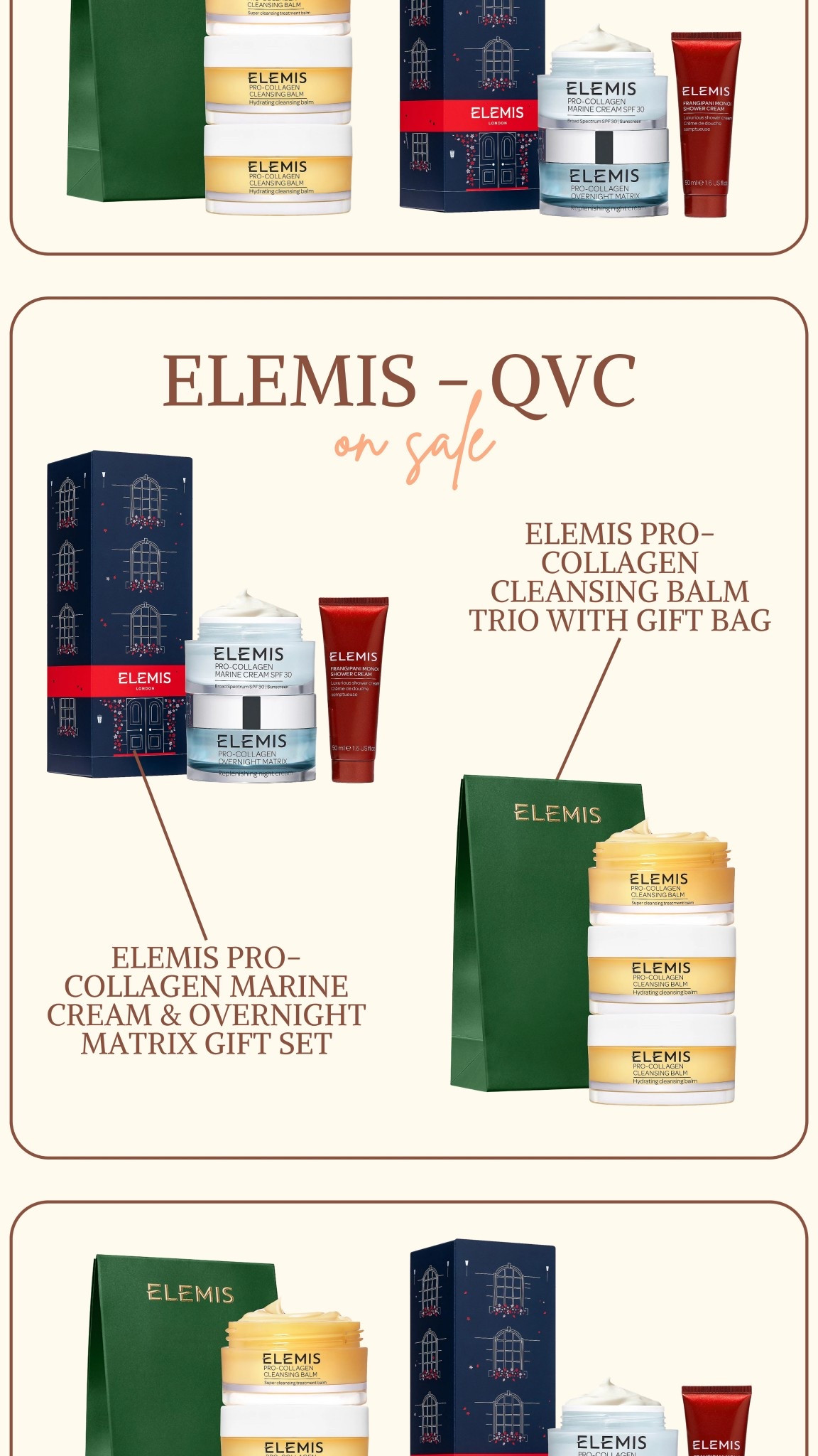 Shop some of my favorite @elemis products now on sale on @QVC!

#LoveQVC
#ad