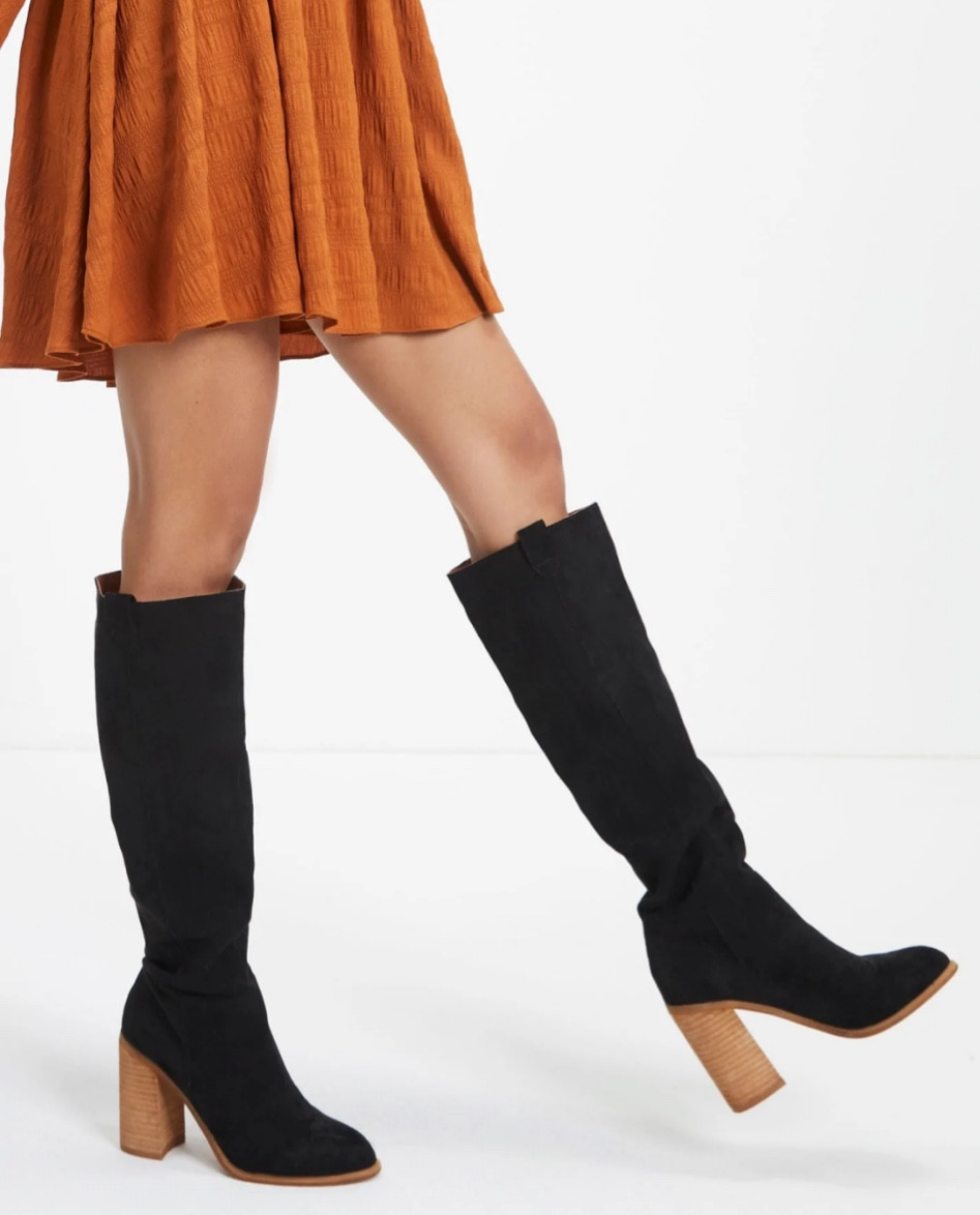 They are only $40 right now and are also on sale for an extra $20 off!! Save an extra 20% on these already on sale black boots with code DECEMBER20

#LTKunder50 #LTKsalealert #LTKshoecrush