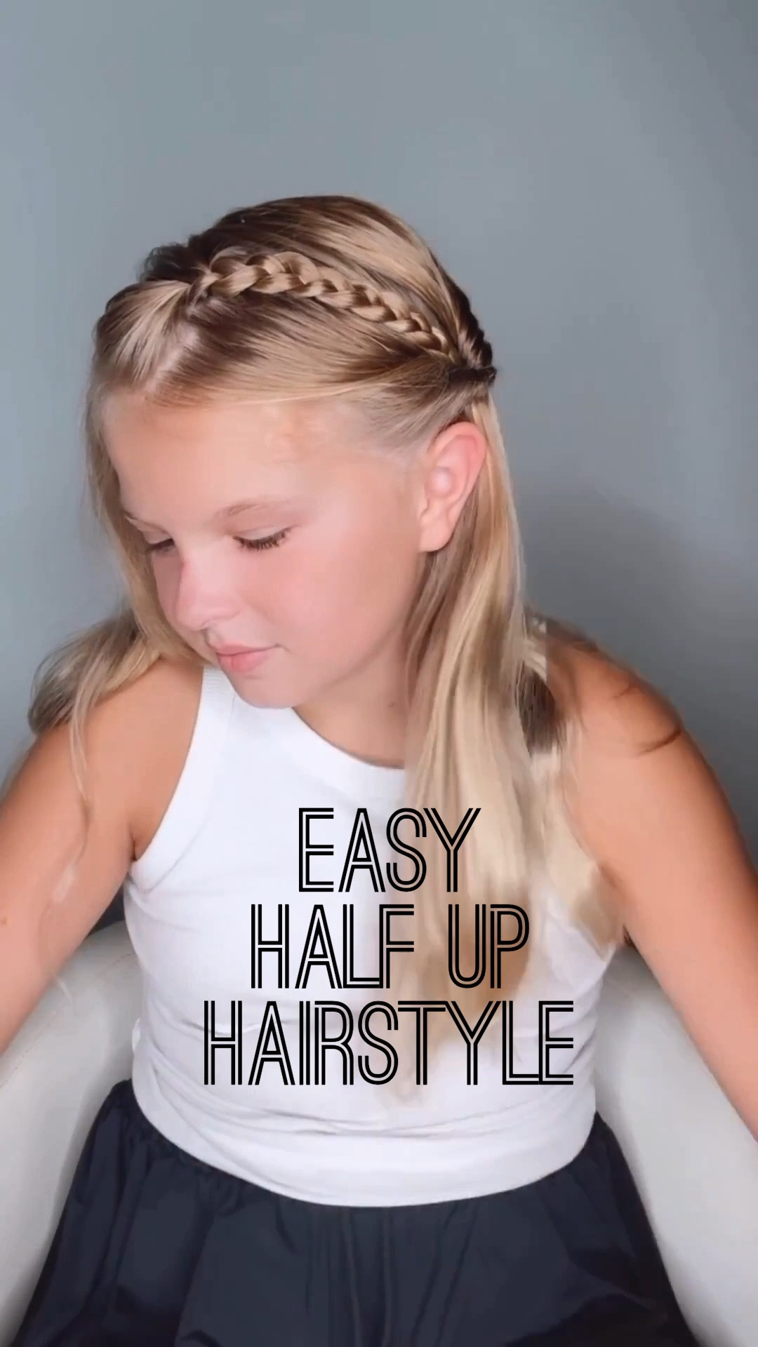 EASY HALF UP HAIRSTYLE 🩷 Here’s a cute and easy hairstyle for girls! I just love this one! Excited to share my favorite hair products with you! And love to have you follow us for our daily hairstyles! ✨

#LTKBeauty