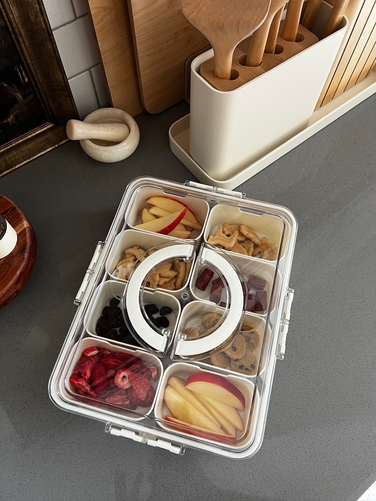 Love this snackle box for prepping food for our toddler! 

Toddler finds, kitchen essentials, snack box, Tupperware, kids food ideas

#LTKKids #LTKHome #LTKTravel