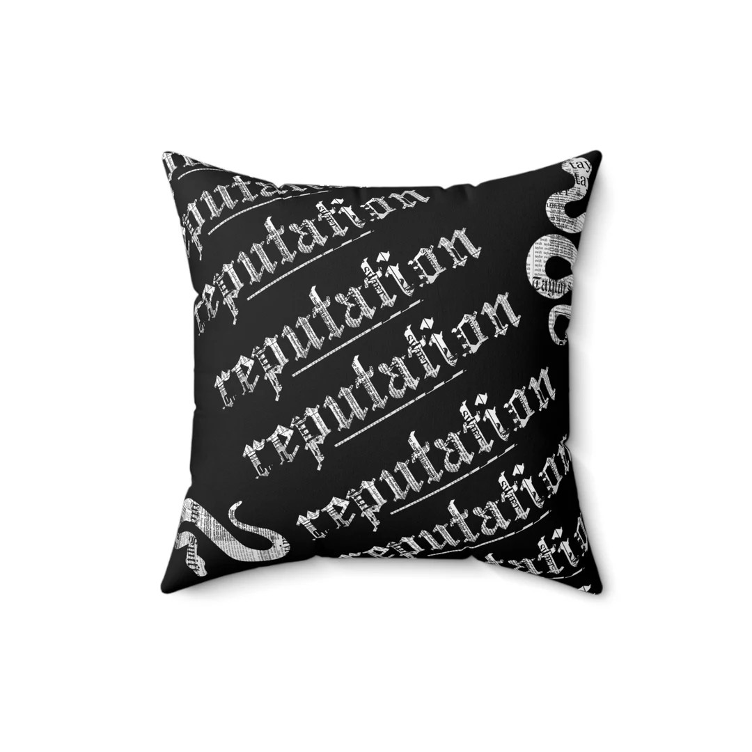 Taylor Swift Pillow Swiftie Pillow Reputation Pillow Reputation Merch Swift Merch Gift for Swifti... | Etsy (US)