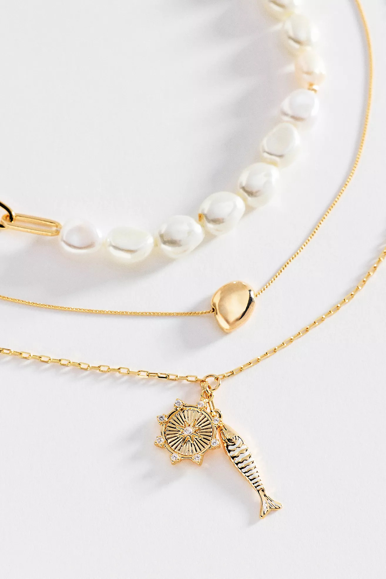 Shades of Sea Layering Necklaces | Anthropologie (US)