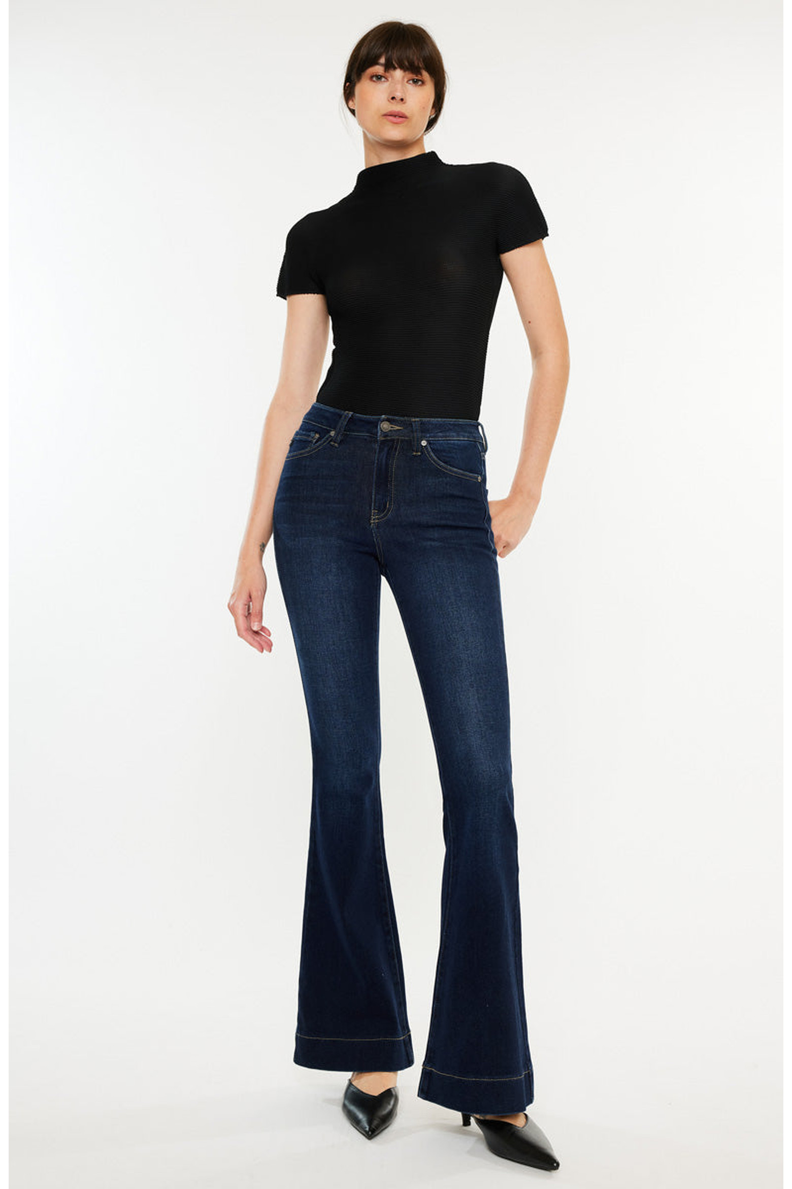 KanCan Roxanne High Rise Flare Jeans (Women) | Nordstrom | Nordstrom