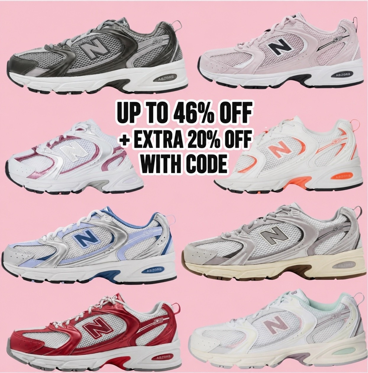 🚨 GUYS, BRACE YOURSELVES FOR THIS DEAL! 🚨

I have NEVER seen these shoes priced this low—it’s actually insane! 🤯 They’re already up to 46% OFF, and I have a code that gives you an EXTRA 20% OFF! 👟 

Code: bonus20
Tip: you’ll see a little black dot ⚫️ ￼ on each color that is on sale that you get the extra 20% off so look for the black dot

This deal is only good through the weekend, and sizes are already selling out quickly—so do not wait!

Comment CODE and I’ll send you the link, my extra 20% off code, AND a fun little tip for shopping the sale! 🛒✨ #newbalancesale #salesalesale #LaborDaySale

#LTKdayinmylife #LTKgrwm #LTKootd