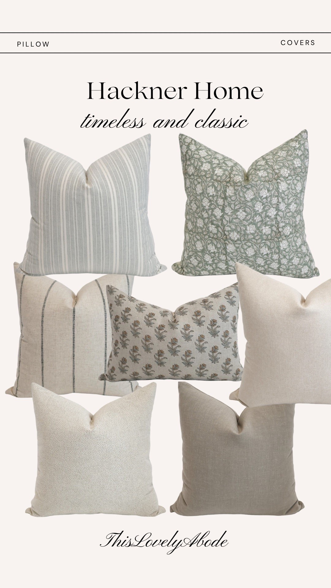 New pillow covers perfect for a spring or summer refresh! 
#hacknerhome #pillowcovers #homedecor #throwpillows

#LTKHome #LTKSaleAlert