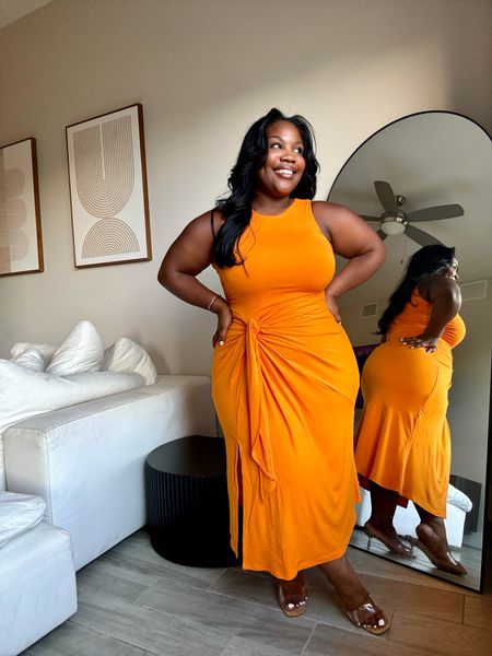 This @walmartfashion dress is a spring/summer must have! So comfortable, chic, and flattering and only $17 right now! #WalmartFashion #WalmartPartner

#LTKplussize #LTKfindsunder50 #LTKmidsize