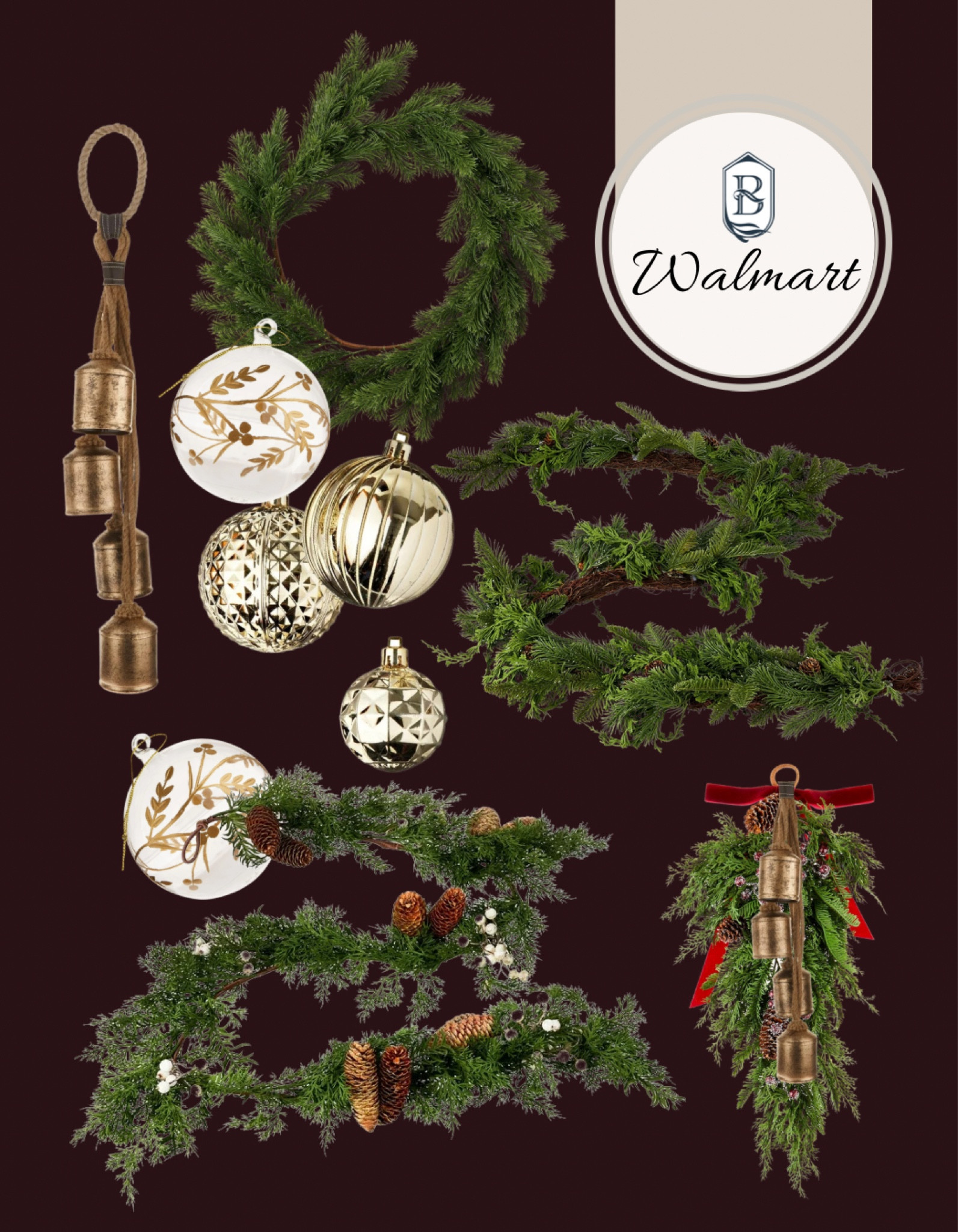 Don’t pass up Walmart! They have some real touch garland and wreaths too. 



#LTKSeasonal #LTKhome #LTKHoliday