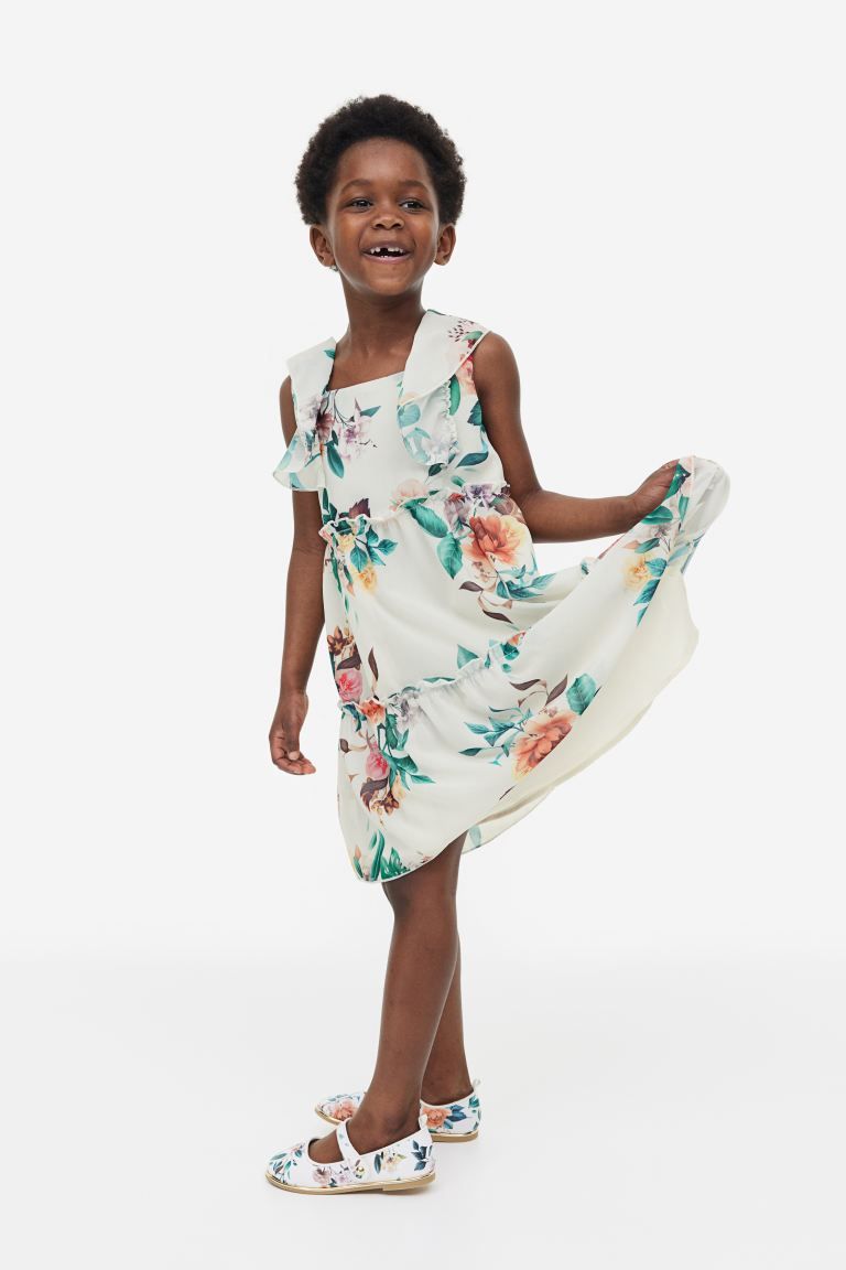 Patterned Chiffon Dress | H&M (US + CA)
