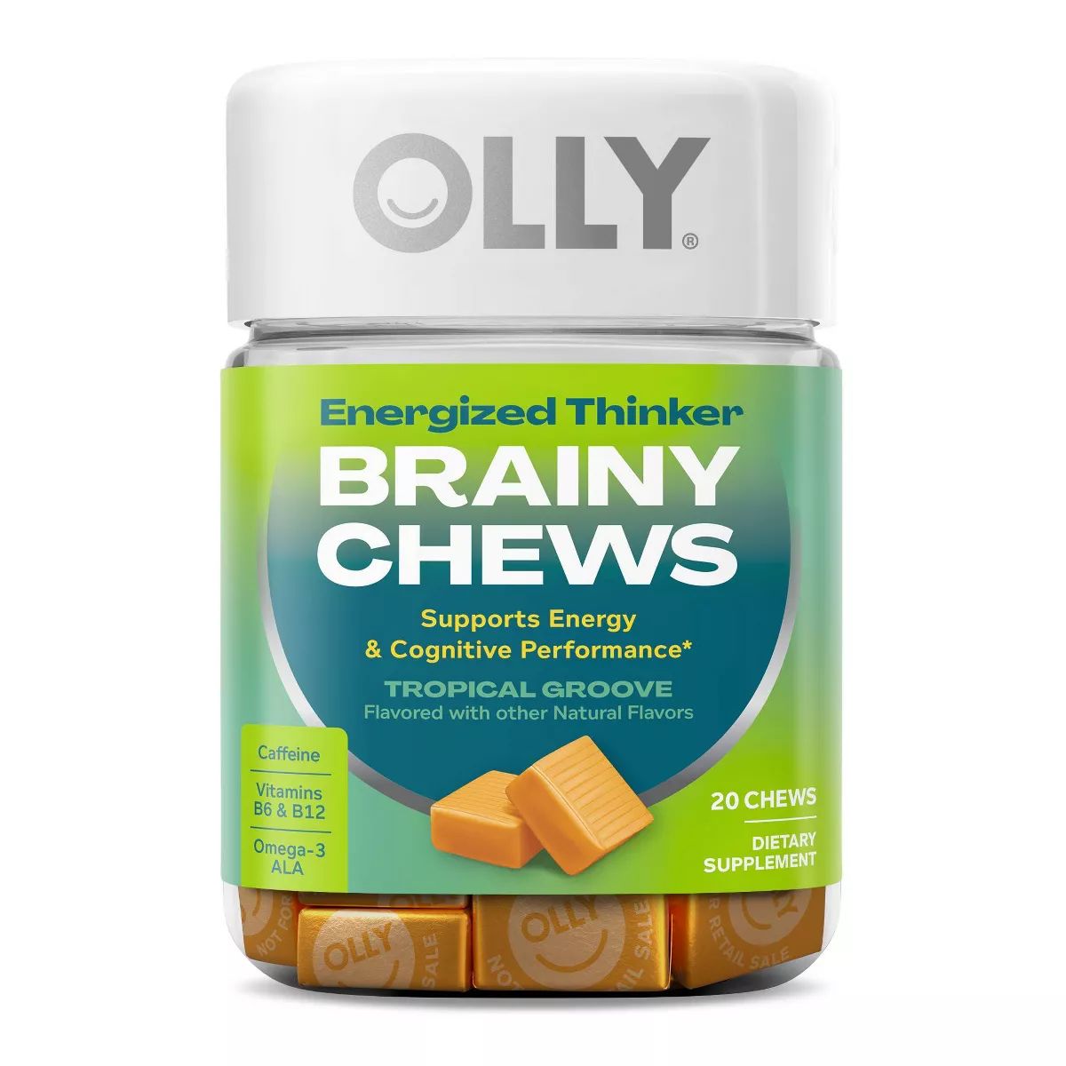 OLLY Brainy Chews - Energized Thinker - 20ct | Target