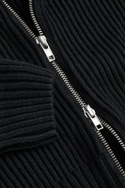Wool-blend zipped cardigan | H&M (UK, MY, IN, SG, PH, TW, HK)