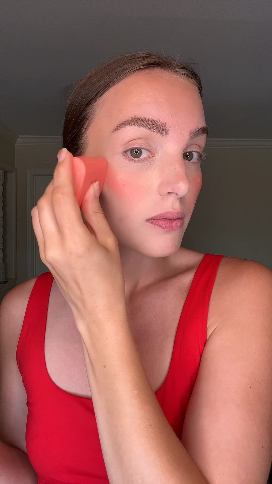 This blush color is so much prettier than I expected! 

#kajabeauty #blush #dewybar #creamblush #makeup #makeuptutorials #easymakeup #summermakeup 

Kaja beauty dewy bar blush, blush makeup, easy makeup looks, summer makeup tutorials 

#LTKBeauty #LTKFindsUnder50 #LTKGiftGuide