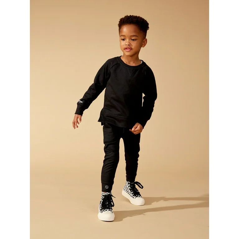 Little Star Organic Toddler Unisex 2Pk Long Sleeve Pull Over Sweatshirt, Size 12M-5T - Walmart.co... | Walmart (US)