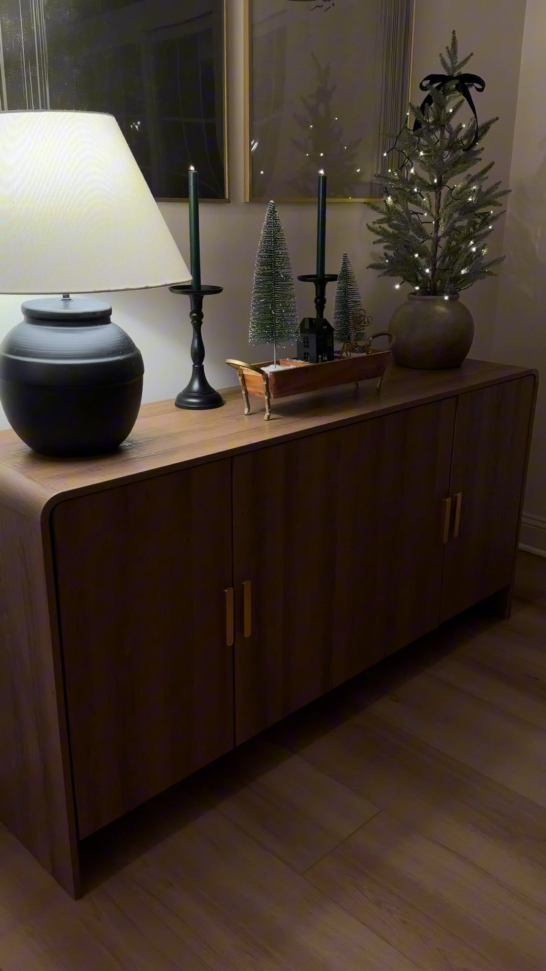 Sideboard buffet cabinet
Christmas decor
Home decor

#LTKHome #LTKHoliday