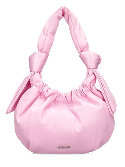 GANNI - Borsa hobo piccola occasion - Lilla Chiaro | Luisaviaroma | Luisaviaroma