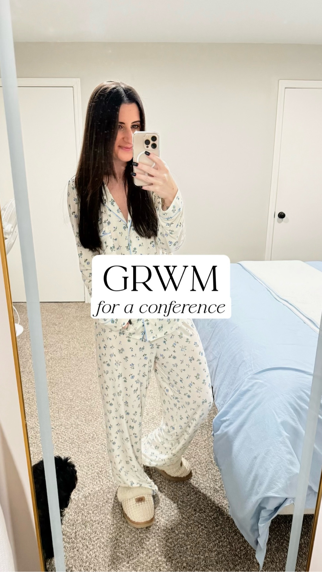 GRWM to go to a conference! 

First, I’m wearing the most comfortable Gap pajamas!! I am obsessed with these - so lightweight and breathable and soft! 

Rounded out the look of the day with my favorite Sézane sweater, Abercrombie top and pants, and some Nikes for a cute ootd. 

Pajamas | Bedding | GRWM | Bedroom | Face Wash | Blemish | Straightener | Curling Brush | OOTD | Fall Outfit | Fall Office Look | Workwear

#LTKmorningroutine #LTKCyberWeek #LTKgrwm