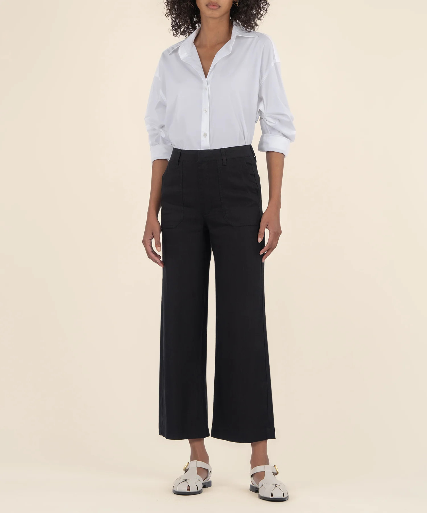 Topaz Linen Wide Leg - Kut from the Kloth | Kut From Kloth
