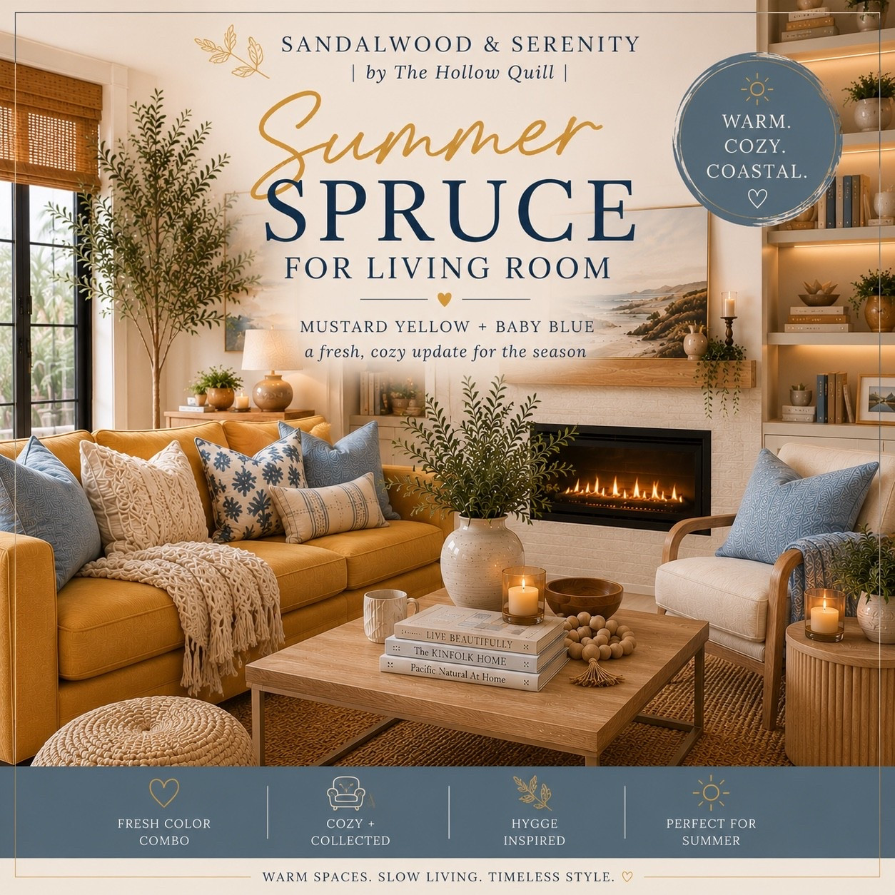 Summer Living Room Cozy Spruce

#LTKHome #LTKSeasonal #LTKmomlife