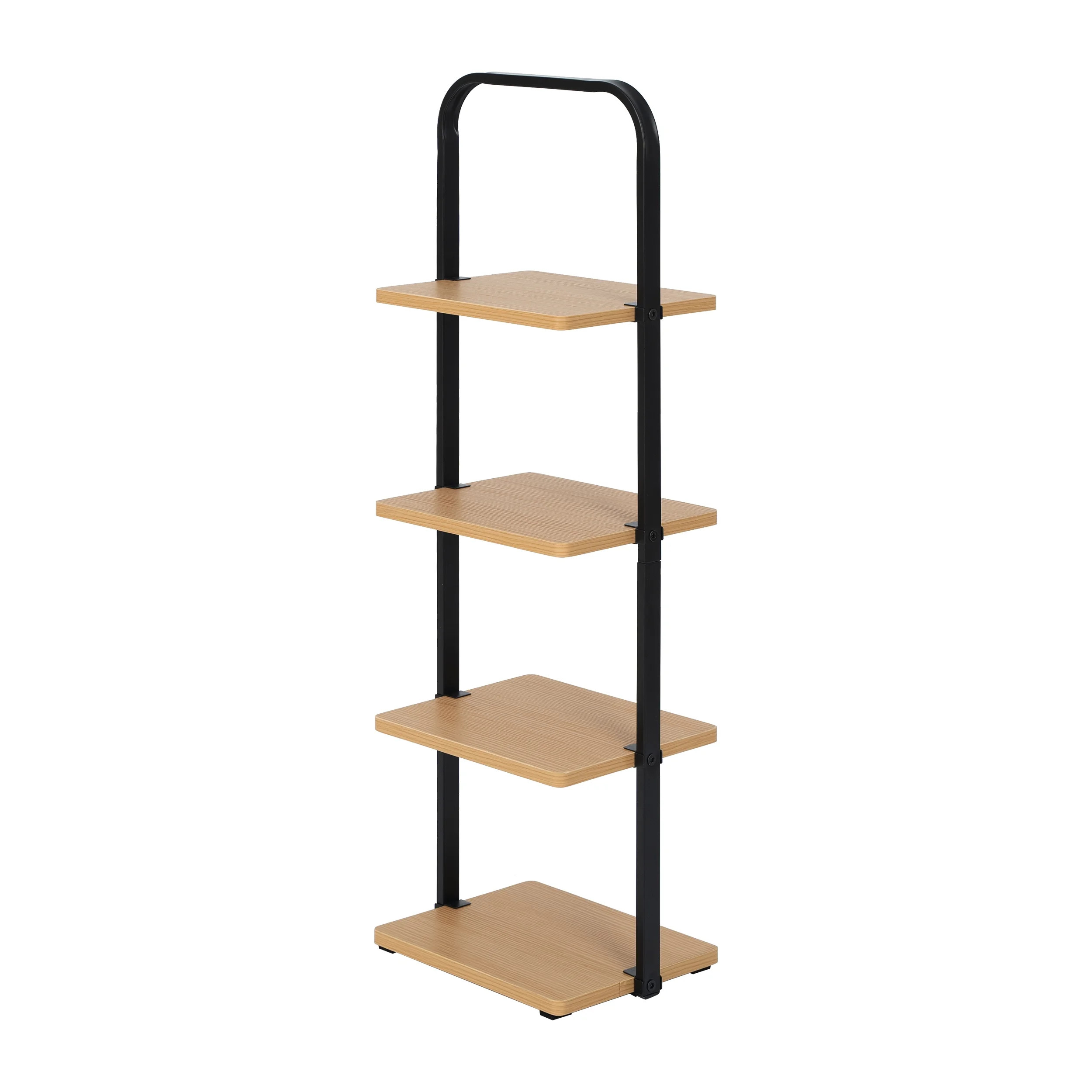 Better Homes & Gardens Juliet 4-Tier Shoe Ladder, Black and Light Honey Wood, Holds up to 4 Pairs of Shoes | Walmart (US)