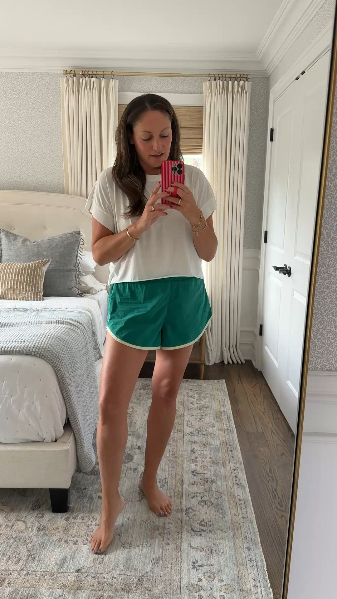 These athletic shorts are so cute and flattering and come in a ton of colors! Under $40!!! True to size and have become my go-to for summer.

#LTKvlog #LTKootd #LTKActive