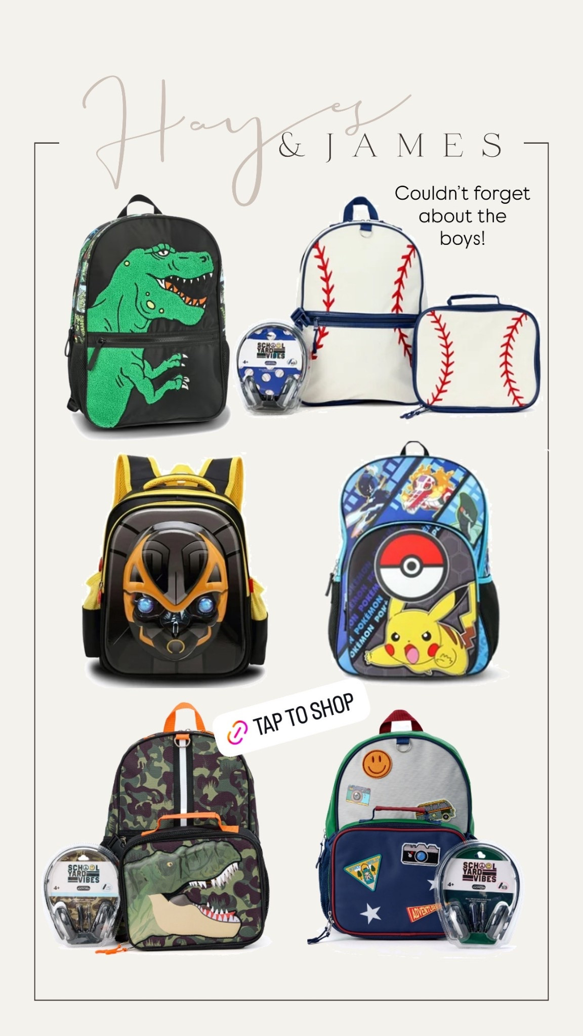 Fun backpacks for boys #backtoschool #backpacks #firstdayofschool

#LTKHome #LTKFindsUnder50 #LTKKids