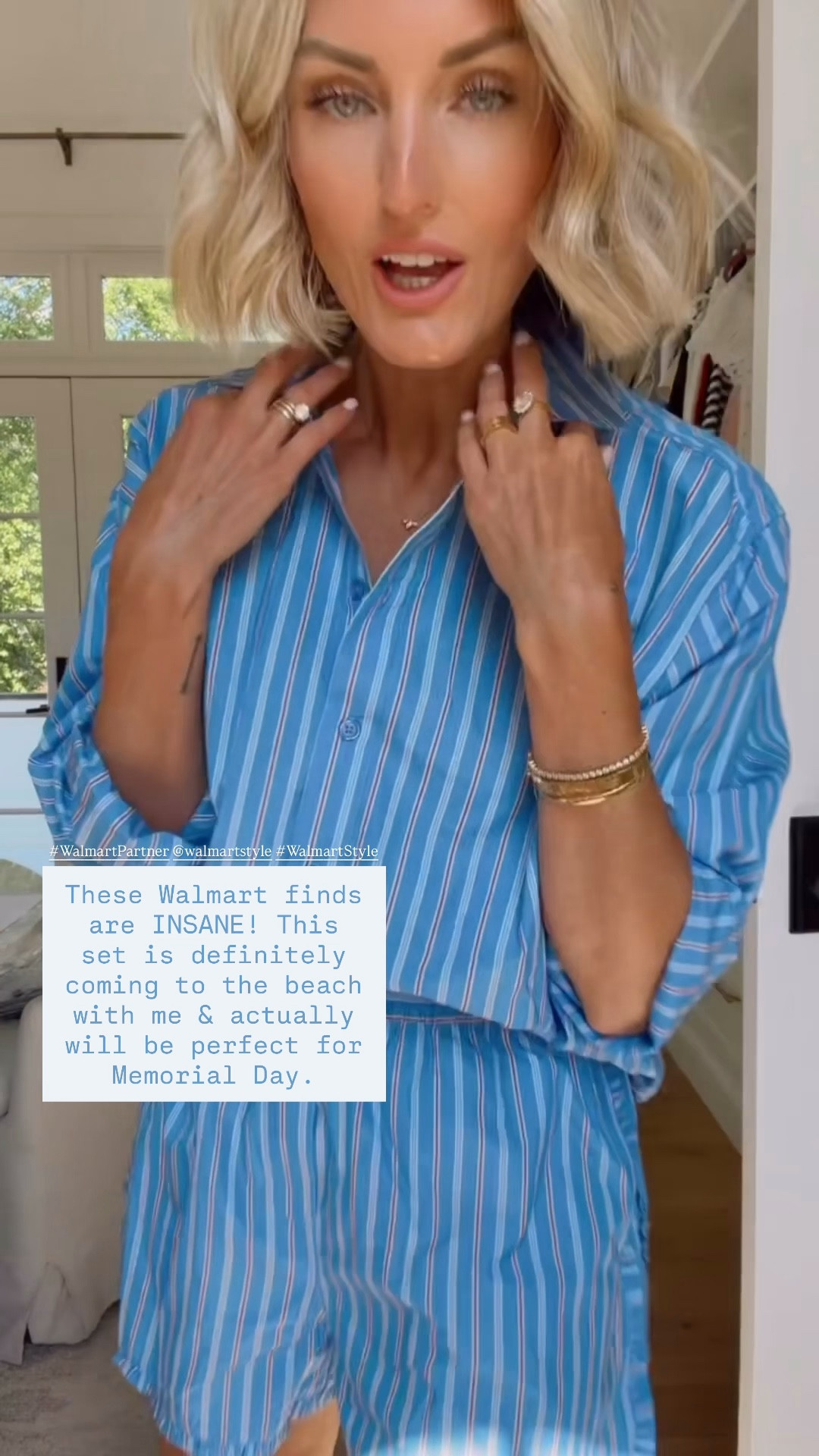 Can’t get over these Walmart pieces I just got! Starting off strong with this striped matching set! 😍 Love how this could be worn for everyday or as a cover up! Wearing S! #WalmartPartner @WalmartStyle #WalmartStyle

Loverly Grey, Walmart, spring outfit, affordable looks, matching set, summer outfit, cover up 

#LTKSeasonal