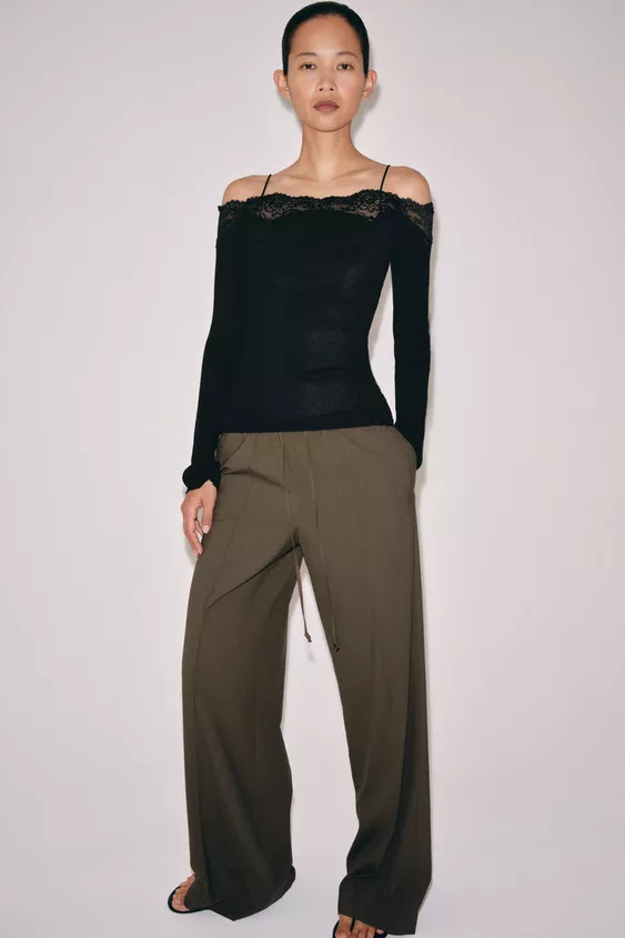 OFF-THE-SHOULDER T-SHIRT | Zara US