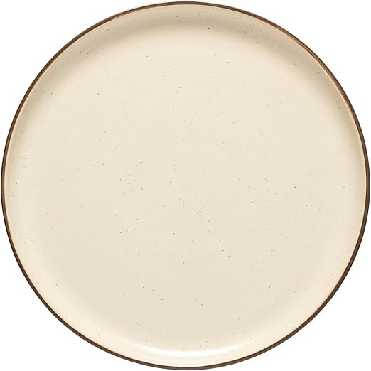 Casafina by Costa Nova Ceramic Round Platter/Charger - Monterosa Collection, Cream-cocoa | Microw... | Amazon (US)