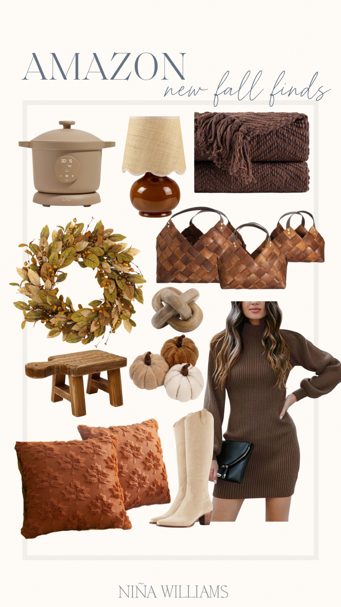 Amazon new fall finds! Fall outfit - fall home decor - fall wreath - fall dress - wedding guest outfit 

#LTKSeasonal #LTKHome #LTKWedding