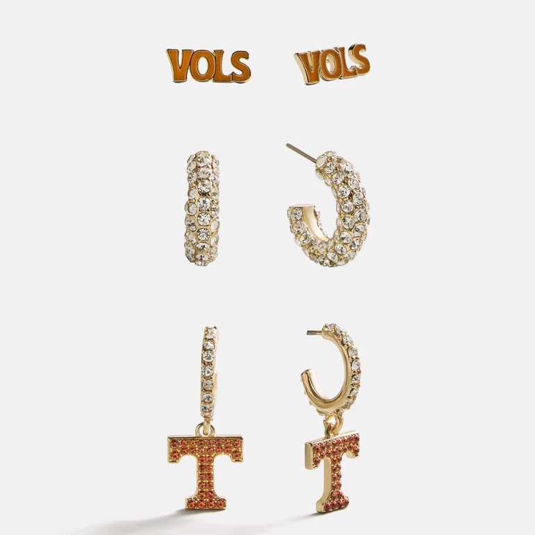 University of Tennessee Slogan Earring Set - University of Tennessee | BaubleBar