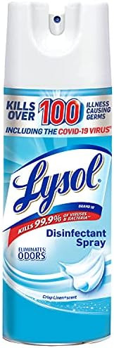 Lysol Disinfectant Spray, Household Essential Cleaning Supplies, Multi-Purpose Room Spray, Antiba... | Amazon (US)