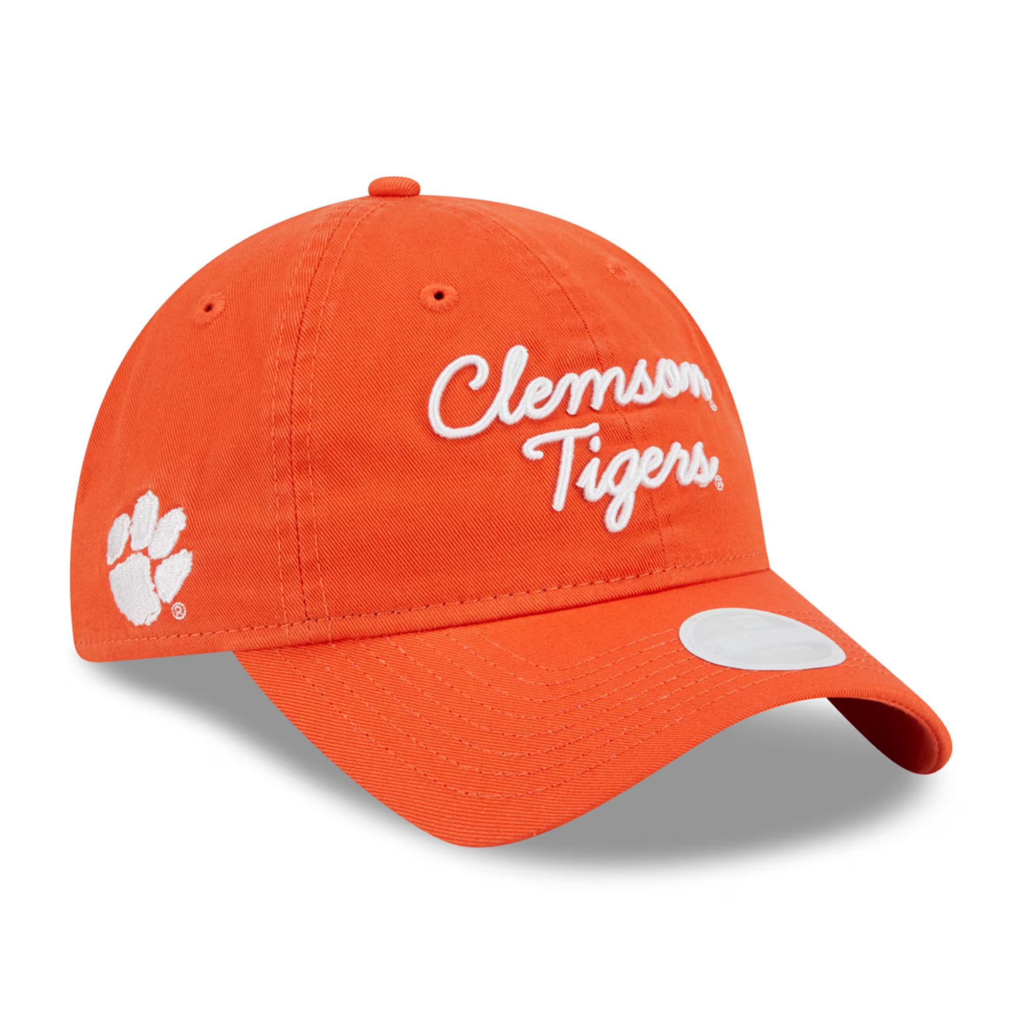 Clemson Tigers New Era Women's Script 9TWENTY Adjustable Hat - Orange | Fanatics